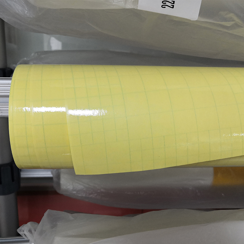 Matte Glossy Yellow Liner Advertising Photo Protective Self-adhesive PVC Cold Lamination Film Roll