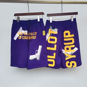 Pantalones Cortos de Algodón 100% de Alta Calidad para Hombre, Pantalones Deportivos de Baloncesto para Hombre, Eso es un Gran Lote de Pantalones Cortos de Cough Syrup - Product Image 3