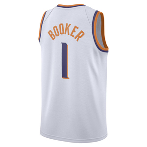 Herenkleding # 1 Booker Phoenix Jersey Op maat gemaakte basketbaloverhemden Geborduurde jeugduniformen Sportkleding met logo's Hot-press - Product Image 5