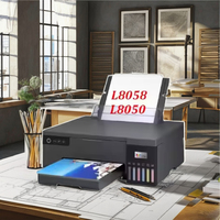 Imprimante Photo à Sublimation Ecotank A4 6 Couleurs 100% Neuve L8050, Tête d'Impression XP600, Imprimante à Plat Automatique pour Cartes, L8058