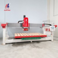Scie à pont Hualong Machinery HLSQ-450 pour la découpe des bords de pierres en granit, marbre et quartz