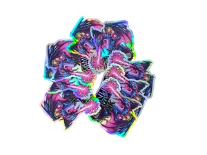 Tùy chỉnh chết cắt hình dạng Hologram dính Sticker Giấy không thấm nước Vinyl in nhãn - Product Image 3