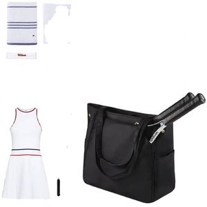 Bolso Deportivo Grande para Mujer, Marca BSCI, para Raquetas de Pickleball, Squash y Tenis, con Capacidad para 2 Raquetas y Compartimento para Botella de Agua - Product Image 5