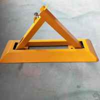 Serrure de triangle de barrière de stationnement verrouillable serrure de stationnement de triangle anti-pression pliable