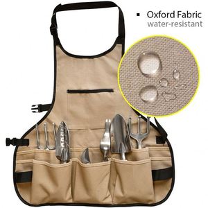 Oxford Garden Apron Waterproof Multi-pocket Heavy Duty Tool <b>Pouch</b> Outdoor Work Carrier for <b>Men</b> Women - Product Image 3