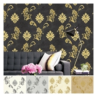 Papier peint vinyle 3D de style moderne personnalisé pour la décoration de la maison, design imperméable pour chambre à coucher et salon