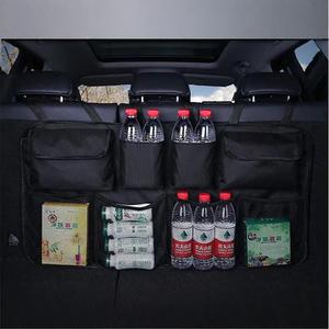 Organisateur de siège arrière de voiture en tissu Oxford, grande capacité, sac de rangement suspendu, boîte pliable en PP, 8 à 11 compartiments pour utilisation sur siège de voiture - Product Image 2