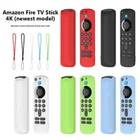 Coque de protection en silicone pour télécommande compatible avec Fire TV Stick HD/4K (modèle le plus récent) 2025
