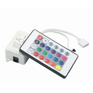 YIXINSHENG <b>RGB</b> <b>Controller</b> 12V DC IR Remote 24 Keys 6A Max Output For LED Strip Light - Product Image 5