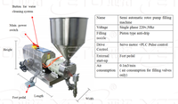 Machine de remplissage de pot de bouteille de bureau, crème, pâte, lotion, sauce alimentaire, mayonnaise, ketchup, pompe à rotor à haute viscosité