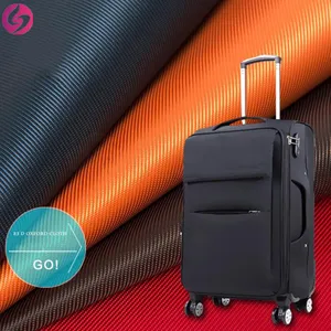 शॉपिंग बैग सामान के लिए हॉट सेल फैशन 100% पॉलिएस्टर 840डी ट्विस्टेड टवील पीयू/पीवीसी लेपित ऑक्सफोर्ड फैब्रिक