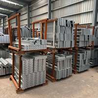 Système de coffrage en acier pour la construction de bâtiments de grande hauteur, avec des moules en aluminium à cadre métallique réutilisable en alliage haute résistance pour le coulage du béton