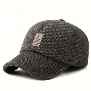 Casquette de baseball unisexe d'hiver avec bordure épaisse pour les oreilles, chapeau d'aviateur décontracté et chaud pour hommes et femmes - Product Image 4