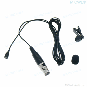 Lm320 Hidden Tie Lavalier ve áo <span class=keywords><strong>Microphone</strong></span> với dây kéo hộp cho ulx SLX pgx G3 G4 EW hành động C520 ec81 6 cắm không dây beltpack - Product Image 3