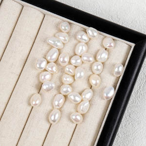 Perlas de Agua Dulce Naturales de Doble Cara, Partículas de Perla Barroca, Cuentas Sueltas para Joyería Hecha a Mano, Accesorios de Luz Intensa - Product Image 2