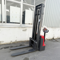 Gerbeur électrique 3m de levage, capacité personnalisée, mât simple, élévateur hydraulique CE, batterie lithium-ion, pneus pleins/polyuréthane pour