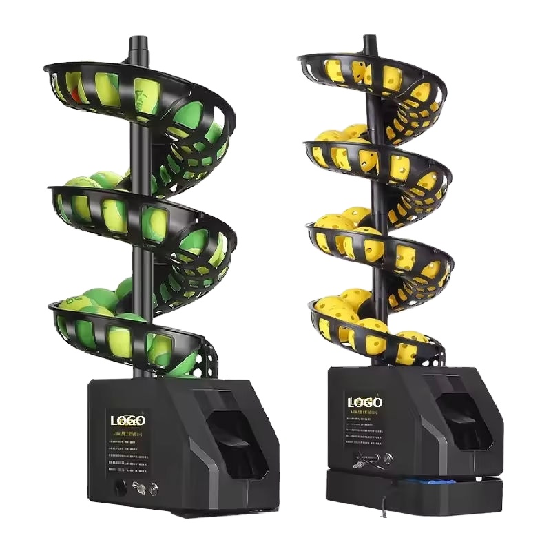 Luspeed Pickleball Machine Adjustable 4 Speeds Portable Eco-friendly Heavy Duty Pickleball Launcher Auto Swing 3 Angles