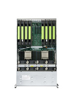 Serveur en rack Supermicro 4028GR-TR pour l'apprentissage profond et l'IA, doté d'une configuration 8 GPU pour cartes graphiques GeForce RTX 2080 Ti