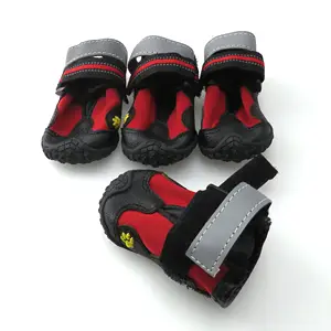 Wholesale Dog Snow Boots With Reflective Stripes Rugged Anti-Slip Sole Converse Dog Waterproof Shoes