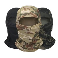 Masque tactique intégral, cagoule camouflage anti-UV, bonnet pour sports de plein air, chasse et cyclisme