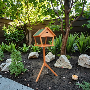 Toptan ahşap kuş besleyici ücretsiz ayakta kuş Aviary ahşap kuş kafesi - Product Image 2