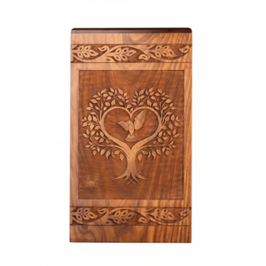 Urnas de Cremación de Madera Hechas a Mano de Estilo Americano Moderno, Urnas Funerarias Decorativas para Hombres y Mujeres a Bajo Precio - Product Image 1