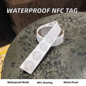 Tarjeta/Etiqueta NFC RFID Mini de PVC de 13.56 MHz, Muestra Gratuita, Impresión de Logotipo, Anti-Metal, Resistente al Agua, para Acceso a Redes Sociales - Product Image 2