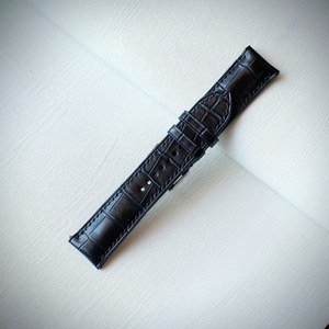 Fabricant de bracelets en cuir 20/21/22mm bracelets de montre en cuir de remplacement broche à dégagement rapide bracelets de montre en cuir véritable - Product Image 4