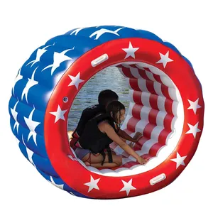 Customized Large PVC Star Pattern Inflatable Walking Water Rolling Roller Balls For Swimming Pool