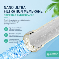 Sistema de Drenaje Inteligente de Ultra Alto Flujo 1000-15000L, Filtro de Ultrafiltración Comercial, Filtro de Purificación de Agua