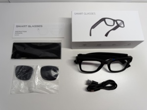Lunettes IA 800W Double Caméra Vidéo 1080P Transmission WiFi Étanche IP67 Ray-Ban Meta 300mAh pour Écouteurs IA en Temps Réel - Product Image 2