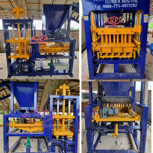 Chất Lượng Cao Đầy Đủ Tự Động Bê Tông Xi Măng Khối Rỗng Gạch Interlock Paver Làm Giá Máy Gạch Lồng Vào Nhau Máy - Product Image 5