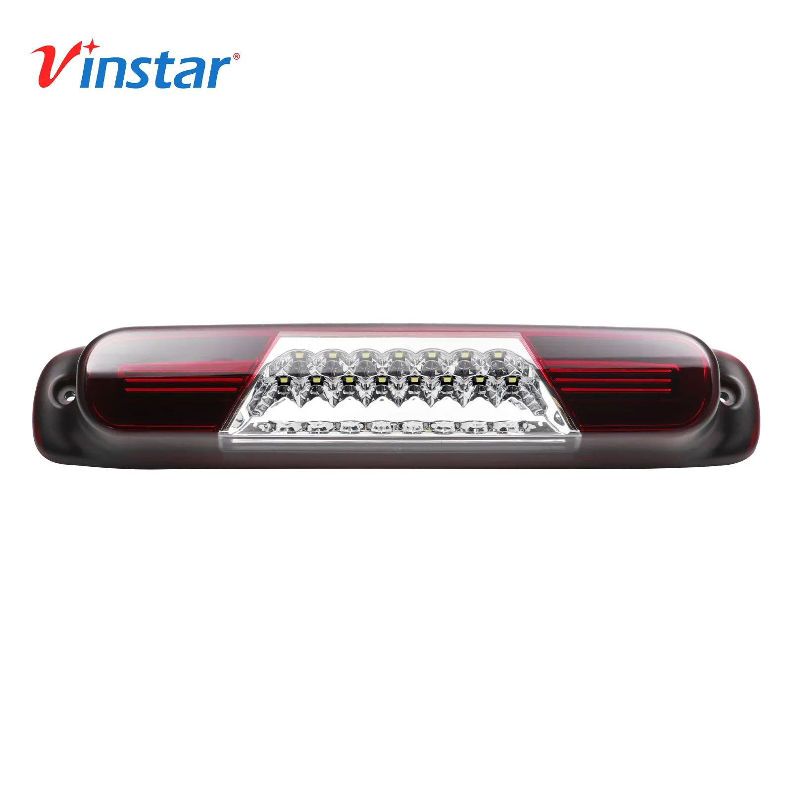 Red & Clear Lens For Chevy for Silverado 2 in 1 Lamp Unique Design Durable Polycarbonate Stripe Gloss Led Third Brake Light