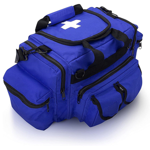 Deluxe Portable Emergency Storage Kit Holds Assorted Waterproof Hard Shell First Aid Responder EMS Emergency <b>Medical</b> Trauma <b>Bag</b> - Product Image 1