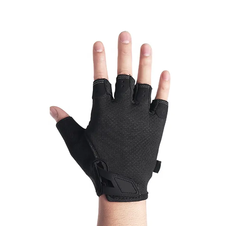 Breathable non-slip quick-drying wrap wrist anti-spinning tenosynovitis half finger gloves