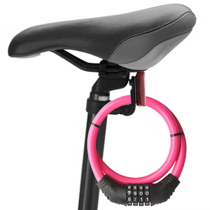 <span class=keywords><strong>Cadenas</strong></span> en fil d'acier pour vélo Mtb <span class=keywords><strong>Cadenas</strong></span> pour vélo à 4 chiffres avec mot de passe Chaîne en acier avec fonction pliable Serrure pour scooter électrique et moto - Product Image 4