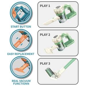 EPT 3-en-1 jeu d'imitation pour tout-petits enfants d'âge préscolaire ensemble de nettoyage jouets d'entretien ménager jouet d'aspirateur pour enfants - Product Image 4
