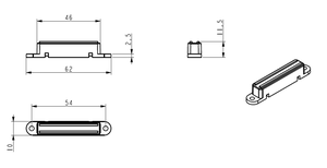 סיטונאי מותאם אישית קבוע סוג פלסטיק מגנט לתפוס מגנטי עיצוב מודרני עבור מלונות וחדרי מגורים - Product Image 4