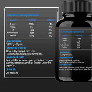 Cápsulas de Extrato de Raiz de Maca Amarela <span class=keywords><strong>Natural</strong></span> 1000mg Atacado OEM Suplementos Herbais Aumentam a Energia Cápsulas de Maca - Product Image 5