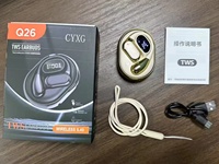 Q26 2025 TWS casque sans fil de haute qualité avec écouteurs de sport antibruit jeu de puces JL et indicateur de batterie LED