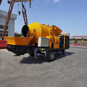 L'usine fournit une nouvelle pompe à béton mobile à moteur diesel avec mélangeurs et pompes à béton pour la construction civile - Product Image 6