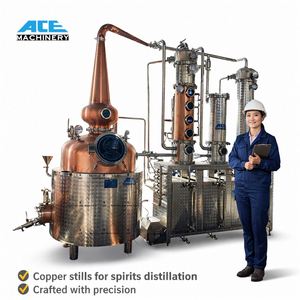 อุปกรณ์กลั่นจิน Ace 200L ประสิทธิภาพสูง เครื่องทำจินระดับมืออาชีพ อุปกรณ์กลั่นอุตสาหกรรม โรงงานกลั่น - Product Image 3