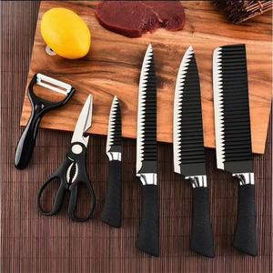 Daily Use Non-stick Coating <strong>5pcs</strong> sharp <strong>Knife</strong> <strong>Set</strong> in Gift Box - Product Image 2