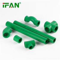 Raccords de tuyauterie PPR non toxiques IFAN, coudes et tés, matériau de plomberie DIN, raccords PPR