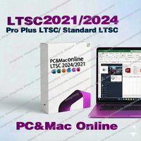 Licencia Original de Office 2021 Professional Plus para 5 PC, Activación en Línea/por Teléfono, Clave de Producto 2019 2021 Pro Plus, 2024 LTSC