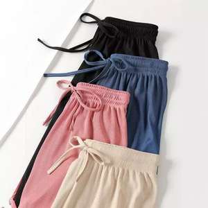 <span class=keywords><strong>Pantaloni</strong></span> Larghi da Donna <span class=keywords><strong>in</strong></span> Morbido Modal con <span class=keywords><strong>Elastico</strong></span> <span class=keywords><strong>in</strong></span> <span class=keywords><strong>Vita</strong></span> e Coulisse, Leggeri e Fluido, Casual, per il Tempo Libero, Disponibili <span class=keywords><strong>in</strong></span> Diversi Colori - Product Image 4
