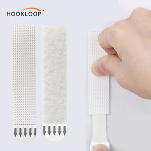 Yeni Gelen 20 lb Ekstra Büyük Resim Asma Şeritleri, 16 Çift Beyaz Şerit Ağır Hizmet Tipi Mantar Başlı Resim Askı Şeritleri - Product Image 3