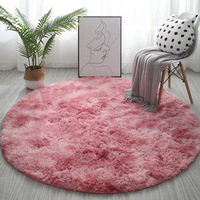 Tapis moelleux pour salon, grands tapis doux et duveteux, tapis ronds en peluche pour chambre à coucher, tapis shaggy doux et moelleux