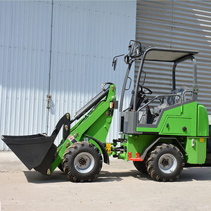 Mini cargador de rueda frontal Motor de alta potencia PLC 1 año de garantía - Product Image 3