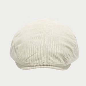 หมวกเบเร่ต์แฟชั่นปี 2024 หมวกเบเร่ต์ผ้าลูกฟูกสำหรับผู้หญิง สไตล์เรโทรแนวสตรีท หมวกไอวี่วินเทจสำหรับผู้ชาย - Product Image 3